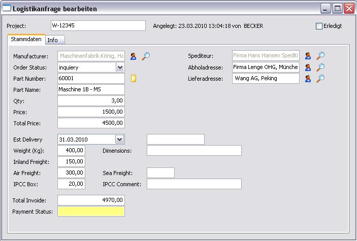 Vergrößern Sie das Bild durch Mausklick