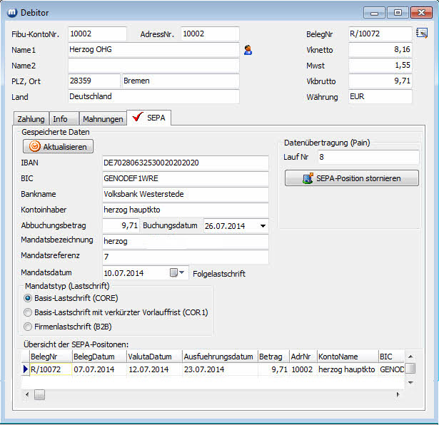 Vergrößern Sie das Bild durch Mausklick